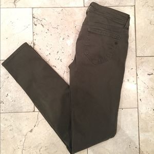 Genetic denim Shane skinny in army green